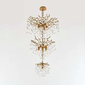 Подвесная люстра Arte Milano Веточка 230416.480-900.10.E14.D3.3D IB
