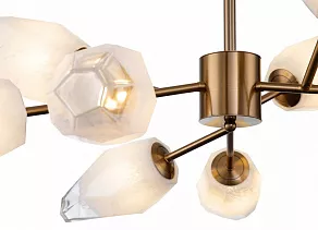 Люстра на штанге Indigo Boccio 13003/9C Brass