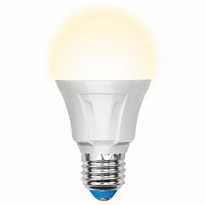 Лампа светодиодная Uniel Palazzo E27 11Вт 3000K LED-A60-11W/WW/E27/FR/DIM PLP01WH