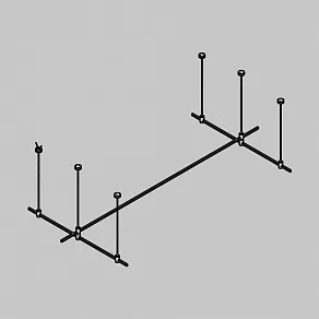 Трек подвесной Maytoni Готовая конструкция TFC-Flar-H07-BS
