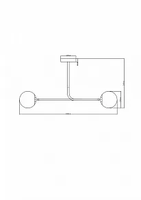 Люстра на штанге Freya Majesty FR5125PL-08MG