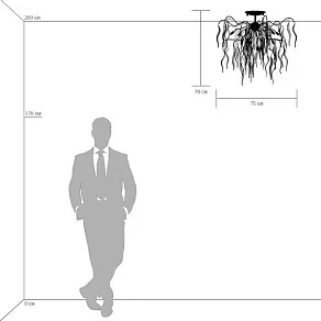 Люстра на штанге Lightstar Mocco 792124