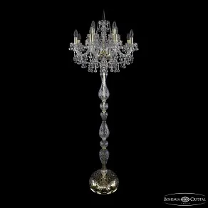Торшер Bohemia Ivele Crystal 1409 1409T1/8+4/195-165 G