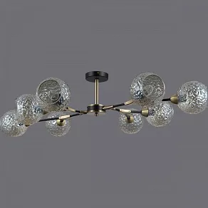 Люстра на штанге ILLUMICO  IL0253-8CSQ-79 BK AB