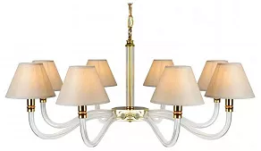 Подвесная люстра iLamp Amber YT2043-8 GD+Cear