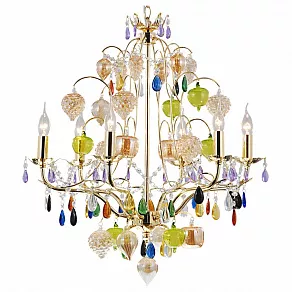 Подвесная люстра Arte Lamp Ricchezza A2011LM-6GO