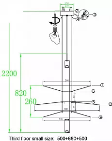 Подвесной светильник ST-Luce Isola SL6101.423.01
