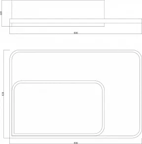 Накладной светильник Moderli Silectra V1011-CL