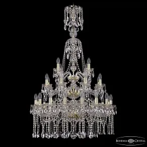 Подвесная люстра Bohemia Ivele Crystal 1413 1413/16+8+4/300/XL-134/3d G