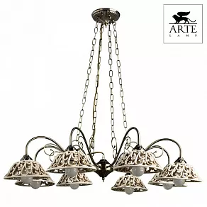 Подвесная люстра Arte Lamp Carved A5387LM-8AB