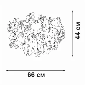 Потолочная люстра Vitaluce V2832 V2832-8/7PL
