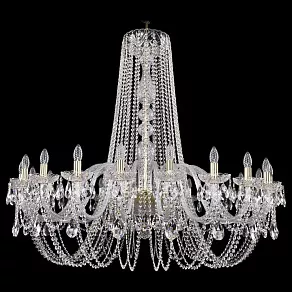 Подвесная люстра Bohemia Ivele Crystal 1402 1402/20/460/h-115/G