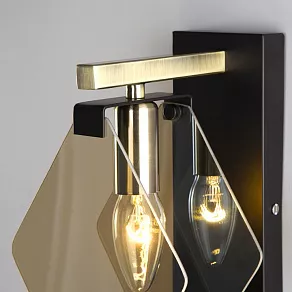 Бра Eurosvet Aragon 60126/1 черный (60116/1)