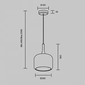 Подвесной светильник Maytoni Spirito MOD286PL-L18W3K