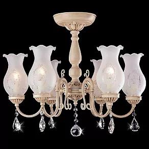 Люстра на штанге Eurosvet 22775 22775/6 слоновая кость