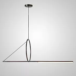 Подвесной светильник Imperiumloft Suspension Cercle Et Trait – Graphite Satine 40.1282-0