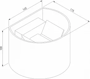 Накладной светильник Elektrostandard Blade 1518 TECHNO LED