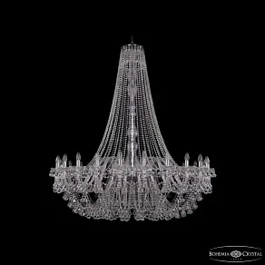 Подвесная люстра Bohemia Ivele Crystal 1409 1409/24/530/h-160 Ni