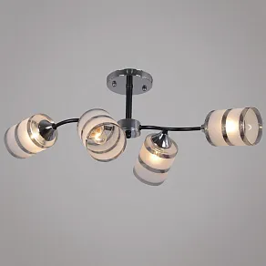 Люстра на штанге Reluce  45360-0.3-04 BK+CR