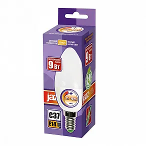 Лампа светодиодная Jazzway  E14 9Вт 3000K PLED- DIM C37  9w 3000K E14