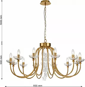 Подвесная люстра Favourite Bellis 2871-12P