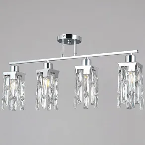 Люстра на штанге ILLUMICO  IL3601-4CSQ-26 CR DS
