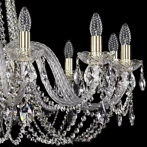 Подвесная люстра Bohemia Ivele Crystal 1402 1402/12/360/G