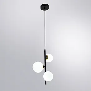 Подвесная люстра Arte Lamp Gemini A2243SP-3BK