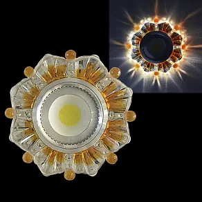 Встраиваемый светильник Reluce  42235-9.0-001PL MR16+LED3W CL/BN