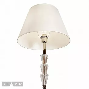 Торшер iLamp Alesti F2424-1 Nickel