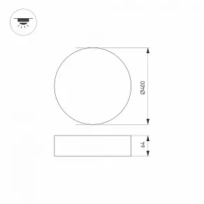 Накладной светильник Arlight RONDO 038735