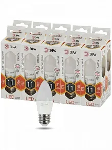 Лампа светодиодная Эра Стандарт E27 11Вт 2700K LED B35-11W-827-E27