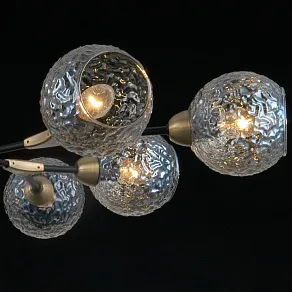 Люстра на штанге ILLUMICO  IL0253-8CSQ-79 BK AB