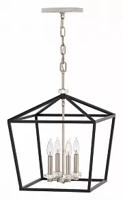 Подвесная люстра Hinkley Stinson QN-STINSON-4P-L-BK
