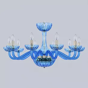 Подвесная люстра Bohemia Ivele Crystal Ivele Crystal 6 1311/10/300 G Aq/Aquamarine/M-1H
