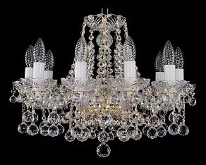 Подвесная люстра Bohemia Ivele Crystal 1413 1413/10/165/G/Balls