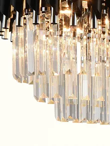 Подвесная люстра Natali Kovaltseva Darian DARIAN 76017/8C CHROME BLACK