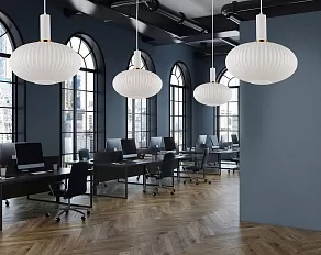 Подвесной светильник LUMINA DECO Flori LDP 1216-1 WT+WT