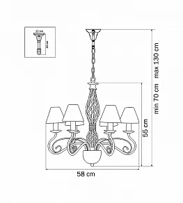 Подвесная люстра Lightstar Esedra 782066