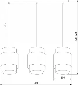 Подвесной светильник TK Lighting Boho Black 6541 Boho Black