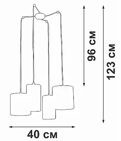 Подвесная люстра Vitaluce V3089 V3089/4S