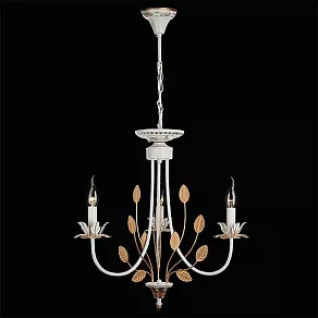 Подвесная люстра Eurosvet Flora 60023/3 белый с золотом