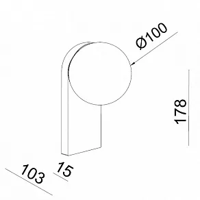 Бра Italline DE DE-317 gothic