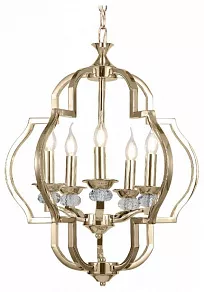 Подвесная люстра LUMINA DECO Cesaro LDP 17078-5 GD