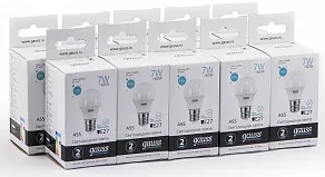 Лампа светодиодная Gauss Led Elementary A60 E27 7Вт 4100K 23227A