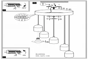 Подвесной светильник Eglo ПРОМО Silvares 95524