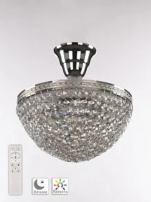 Потолочная люстра Bohemia Ivele Crystal 1932 19321/25IV/LED-DIM Ni