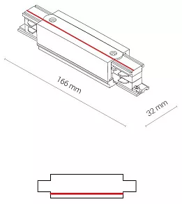 Соединитель линейный для треков Nowodvorski Ctls Power 8708