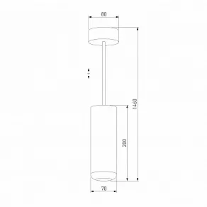Подвесной светильник Elektrostandard Onde a064205