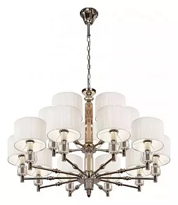 Подвесная люстра iLamp Alexa P2404-10+5 Nickel